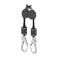 MSA V-SHOCK PFL, 6', Twin-Leg, 36CL Large Steel Snaphooks, Twin Link Triple Action Carabiner (Top), ANSI Z359.14